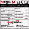 Witryna cukiernicza Mega-M ELSA S60 black