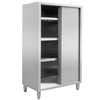 Szafa ze stali nierdzewnej magazynowa 2-drzwiowa Mega-M S-120 cm G-50 cm H-200 cm N