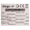 Mikser spiralny do ciasta 60L Mega-M miUC60.25.3000