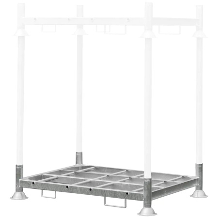 Manurack Mega-M paleta słupkowa 202,5x118x31 cm - podwójny mobilrack