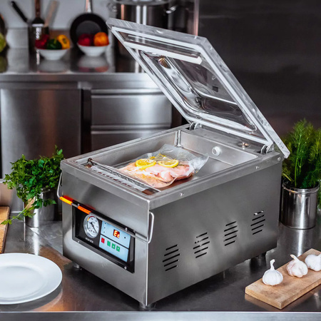 Pakowarka próżniowa 1-komorowa Mega-M 26/1cm 750 W zgrzewarka próżniowa