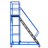 Drabina magazynowa przejezdna Mega-M STANDARD H-200 cm 8 stopni N