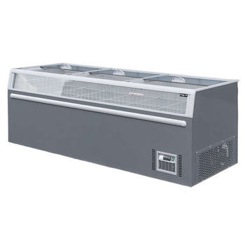 Zamrażarka skrzyniowa przeszklony panoramiczny front766 L Mega-M OZI i250 NoFrost
