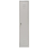 Szafka ubraniowa BHP Mega-M J-40 1 drzwiowa szara S-36 cm G-50 cm H-180 cm skręcana N