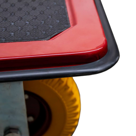 Wózek platformowy magazynowy Mega-M udźwig 450 kg koła poliuretanowe