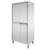 Szafa ze stali nierdzewnej przelotowa dzielona Mega-M S-80 cm G-50 cm H-200 cm N