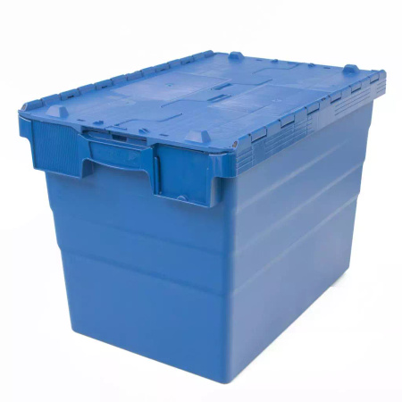 Pojemnik transportowy Mega-M zamykany S-60 cm G-40 cm H-41,6 cm plastikowy niebieski (SPK416) N