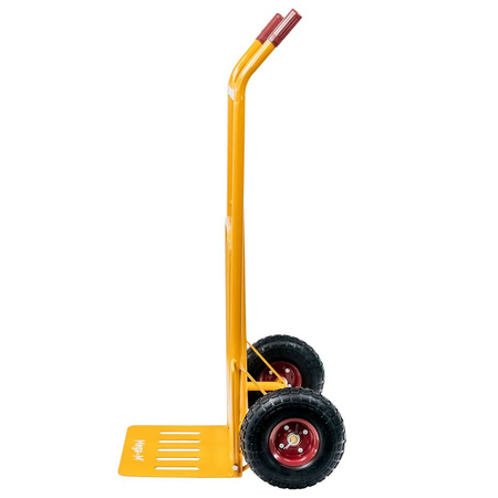 Wózek młynarka prosty z rozkładaną platformą Mega-M (MTP003450) 250kg żóły karton N