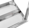 Stół gastronomiczny Mega-M 1400x700/2półki/MDF/N