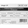 Drabina magazynowa przejezdna Mega-M STANDARD H-150 cm 6 stopni N