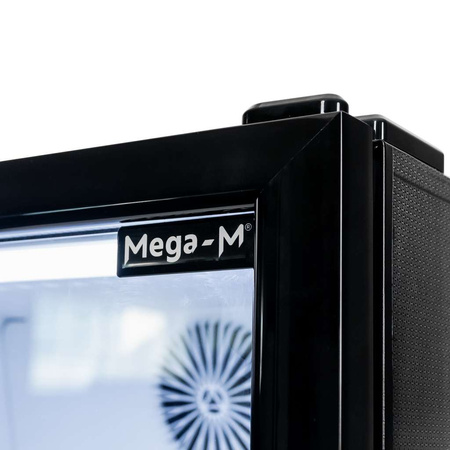 Witryna chłodnicza 1-drzwiowa 280L Mega-M DIEGO i54 oświetlenie LED