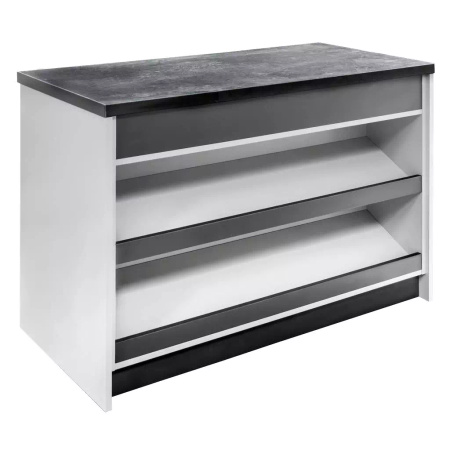 Lada sklepowa sprzedażowa impulsowa Mega-M H-90 cm L-120 cm G-60 cm jasny szary