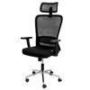 Fotel biurowy obrotowy FURVERO Norma BM/A1D/L1D/H1D czarny spełnia wymogi BHP