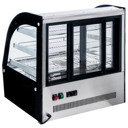 Witryna grzewcza nastawna Mega-M CLARA MINI S66H S-66 cm G-53 cm H-69 cminox N