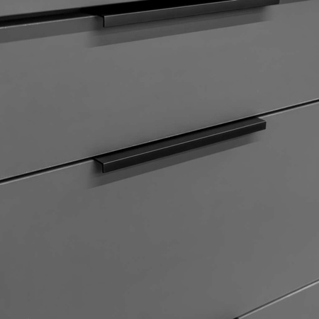 Szafka pod ekspres mobilna Mega-M H- 87 cm L- 184 cm G- 76 cm antracyt 0164 N