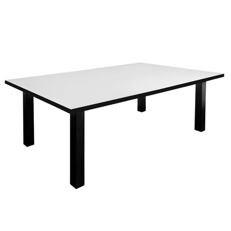 Stół konferencyjny Mega-M 220x130x76 cm biel alpejska