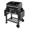 Grill ogrodowy węglowy Mega-M 2x stolik boczny 55x42 N
