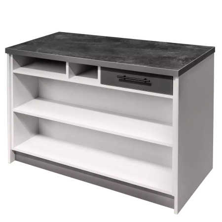 Lada sklepowa sprzedażowa impulsowa Mega-M H-90 cm L-120 cm G-60 cm jasny szary