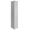 Szafka śniadaniowa BHP Mega-M J-33/10 10 skrytkowa szara S-32,5 cm G-30 cm H-180 cm skręcana N
