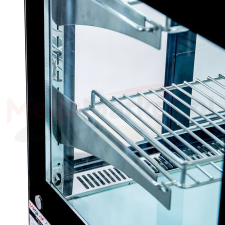 Witryna chłodnicza nastawna Mega-M ELSA MINI S66 S-66 cm G-53 cm H-69 cm inox N