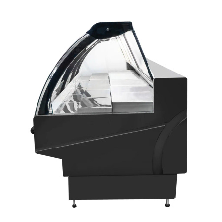 Lada chłodnicza ROSA E375K black Remote N