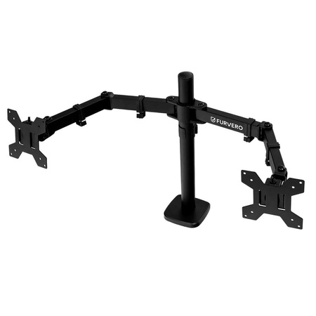 Uchwyt na monitor do biurka FURVERO HK003 13-32" 2 regulowane ramiona czarny