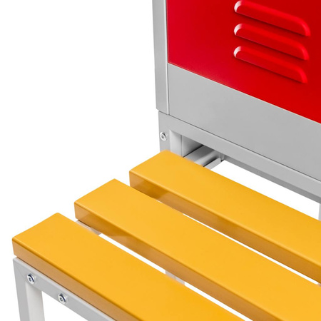 Podstawa z wysuwaną ławeczką WPC pod szafkę BHP 80 Mega-M 80x80x43 cm