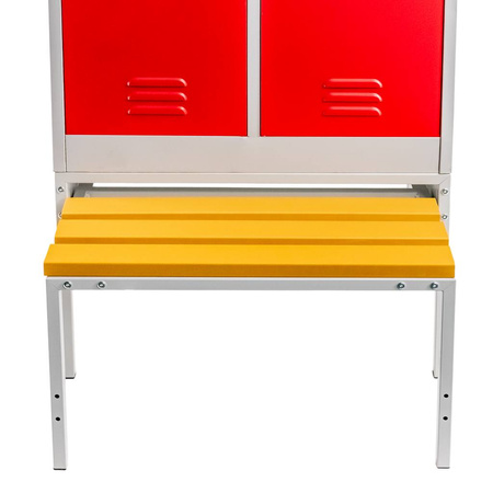 Podstawa z wysuwaną ławeczką WPC pod szafkę BHP Mega-M J-80 S-80 cm G-80 cm H-43 cm skręcana N