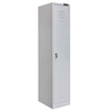 Szafka ubraniowa BHP Mega-M J-40 1 drzwiowa szara S-36 cm G-50 cm H-180 cm skręcana N