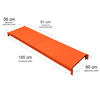 Półka do regału magazynowego Mega-M FORTIS LIGHT L -185 cm G-60 cm