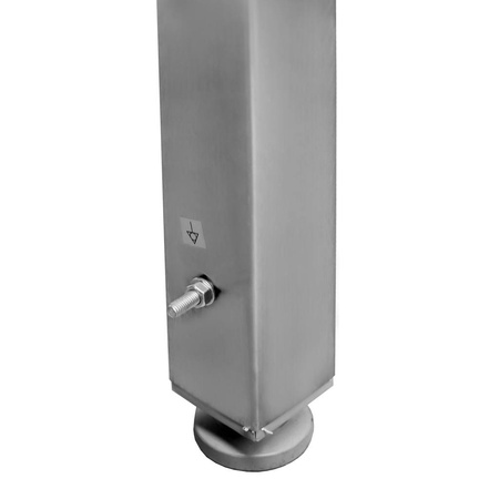 Basen ze stali nierdzewnej przyścienny  spawany Mega-M S-100 cm G-70 cm H- 85 cm N