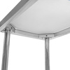 Stół ze stali nierdzewnej centralny z półką Mega-M STANDARD S-100 cm G-70 cm H-85 cm N