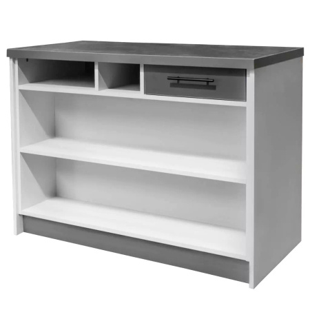 Lada sklepowa sprzedażowa impulsowa Mega-M H-90 cm L-120 cm G-60 cm jasny szary