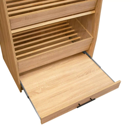 Regał na pieczywo Mega-M H-180 cm L-90 cm G-60 cm dąb sonoma