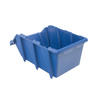 Pojemnik magazynowy Mega-M kuweta warsztatowa L plastikowa 220x355x150 mm niebieski N