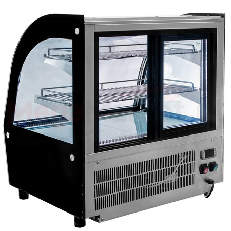 Witryna chłodnicza nastawna Mega-M CLARA MINI S66 S-66 cm G-69 cm inox N
