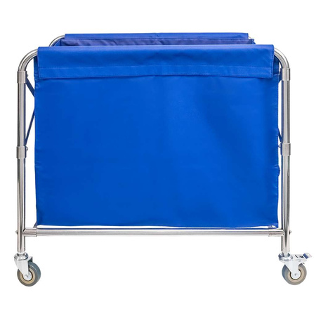 Wózek hotelowy na pranie Mega-M 86x65x80 cm składany niebieski