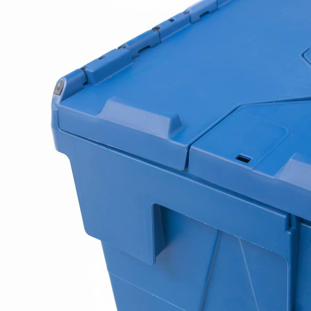 Pojemnik transportowy Mega-M zamykany S-40 cm G-30 cm H-30,6 cm plastikowy niebieski (SPK4332) N