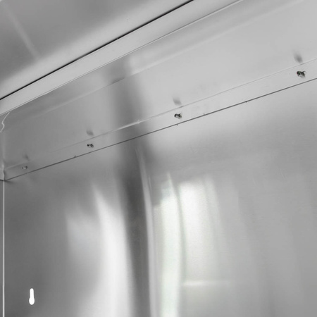 Szafka wisząca ze stali nierdzewnej otwarta Mega-M 100x40x60 cm