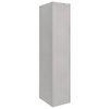 Szafka ubraniowa BHP Mega-M J-40 1 drzwiowa szara S-36 cm G-50 cm H-180 cm skręcana N