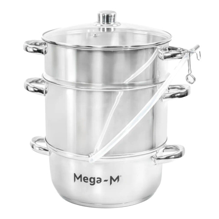 Sokownik parowy Mega-M stal nierdzewna 8l N
