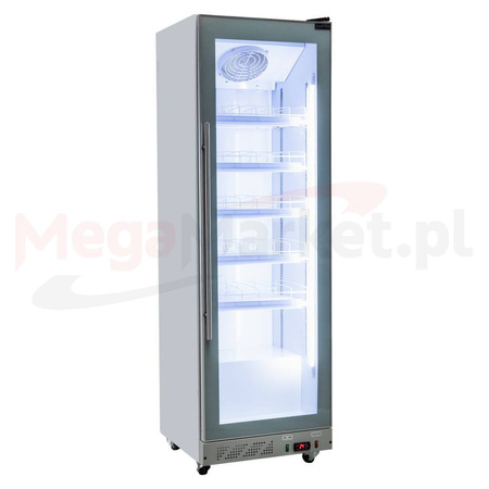Witryna chłodnicza 1-drzwiowa 501L Mega-M DIEGO R62 Prestige white oświetlenie LED