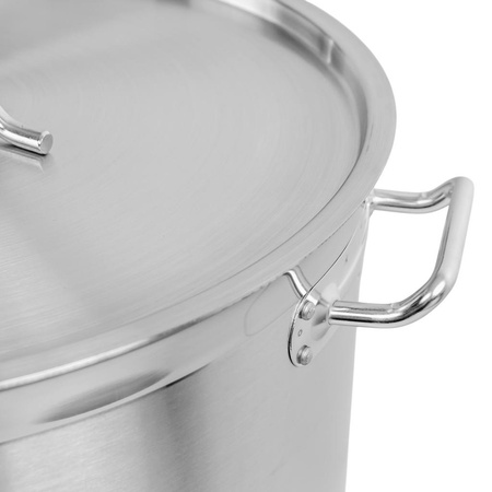 Garnek gastronomiczny wysoki z pokrywką Mega-M PRO 115l śr. 50 cm x h 60 cm N