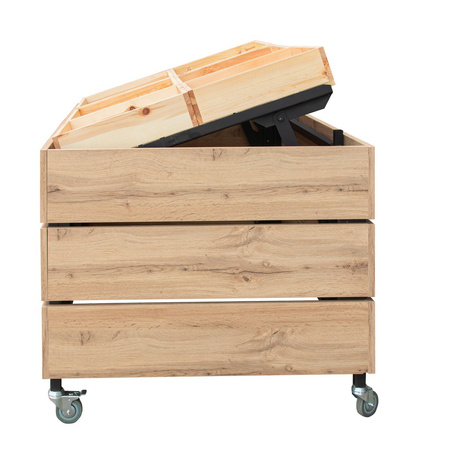 Wyspa na warzywa i owoce Mega-M H-75 cm L-131 cm G-94 cm dąb wotan