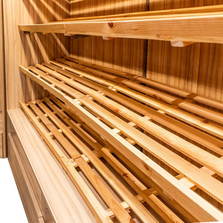 Regał na pieczywo otwarty oświetlenie LED Mega-M H-193 cm L-257 cm G-62 cm Coco Bolo