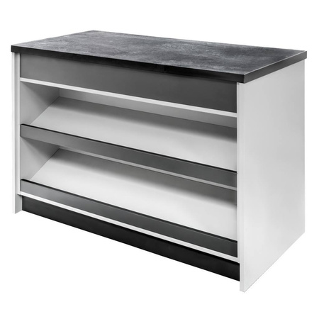 Lada sklepowa sprzedażowa impulsowa Mega-M H-90 cm L-120 cm G-60 cm jasny szary