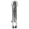 Wózek kelnerski składany ze stali nierdzewnej 3-półkowy Mega-M S-88 cm G-50 cm H-96 cm N