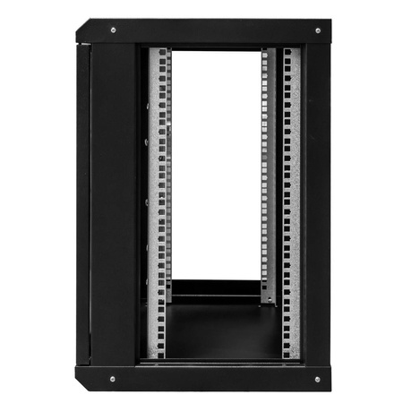 Szafa Rack Mega-M 19" 12U 600x600x400 wisząca czarny N