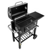 Grill ogrodowy węglowy Mega-M 1x stolik boczny 42x30 N