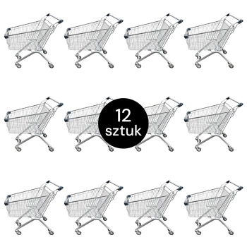 Wózek sklepowy Mega-M YR 95l S-50 cm ZESTAW 12 szt